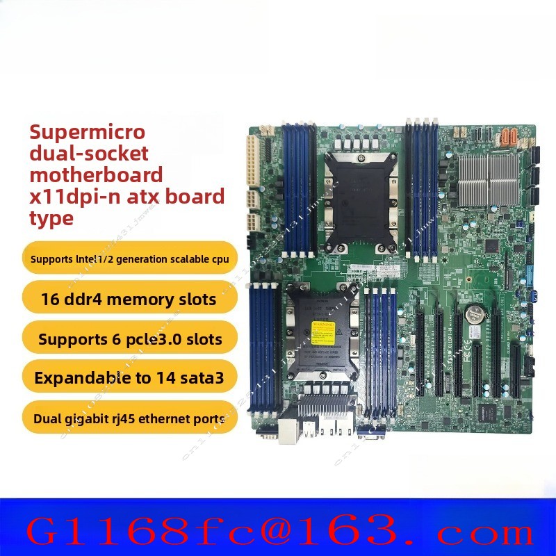 C621 Dual Cpu Motherboard - Carte mère double serveur professionnelle de