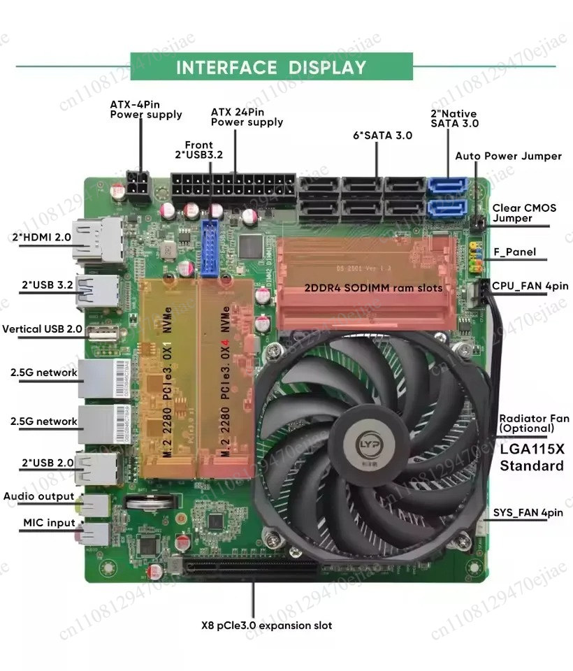 Carte mère Topton AMD Ryzen 7  - Mini Itx Dual 2.5G Nas Motherboard avis et prix
