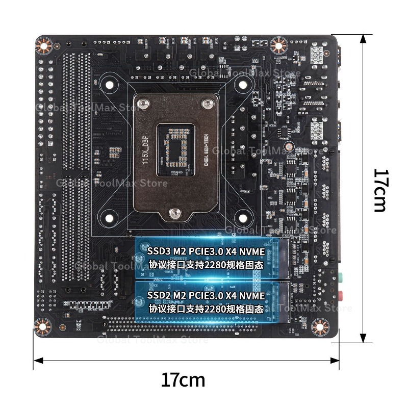 Carte mère Mini ITX C246 LGA11 - Mini Itx Dual 2.5G Nas Motherboard avis et prix