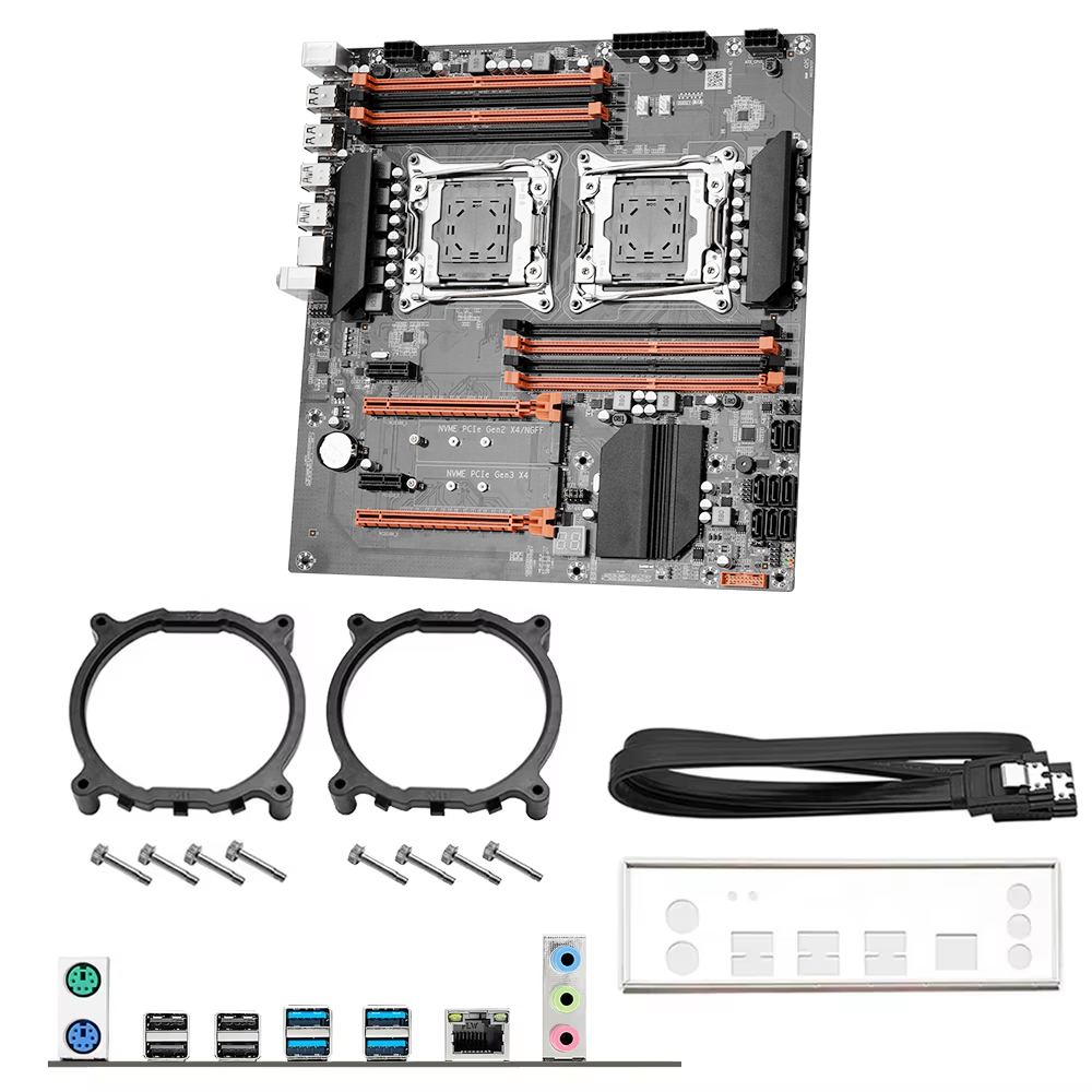 Kit de carte mère double proce - Dual Lga2011-3 Server Motherboard Combo avis et prix