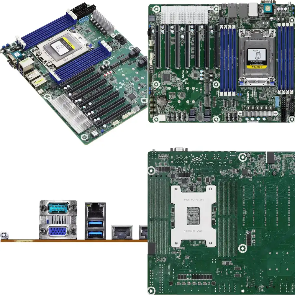 Carte mère serveur ASRock Rack - Dual Socket Sp3 Epyc Motherboard avis et prix