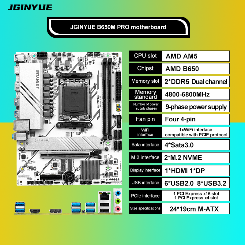 PRO B650M MATX AMD B650 DDR5 6 - X870E Atx Motherboard avis et prix